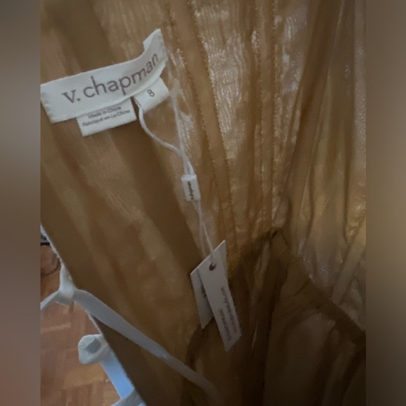 V. Chapman Charlotte Lace Strapless Maxi Gown in Ivory - Picture 9 of 12